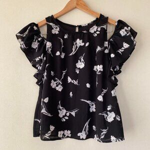 Floral sleeveless top